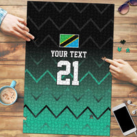 Tanzania Football Custom Puzzle Retro 2023-24 Tanzania History - Wonder Print Shop