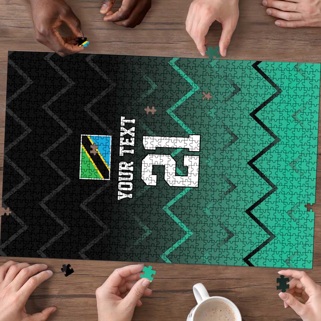 Tanzania Football Custom Puzzle Retro 2023-24 Tanzania History - Wonder Print Shop