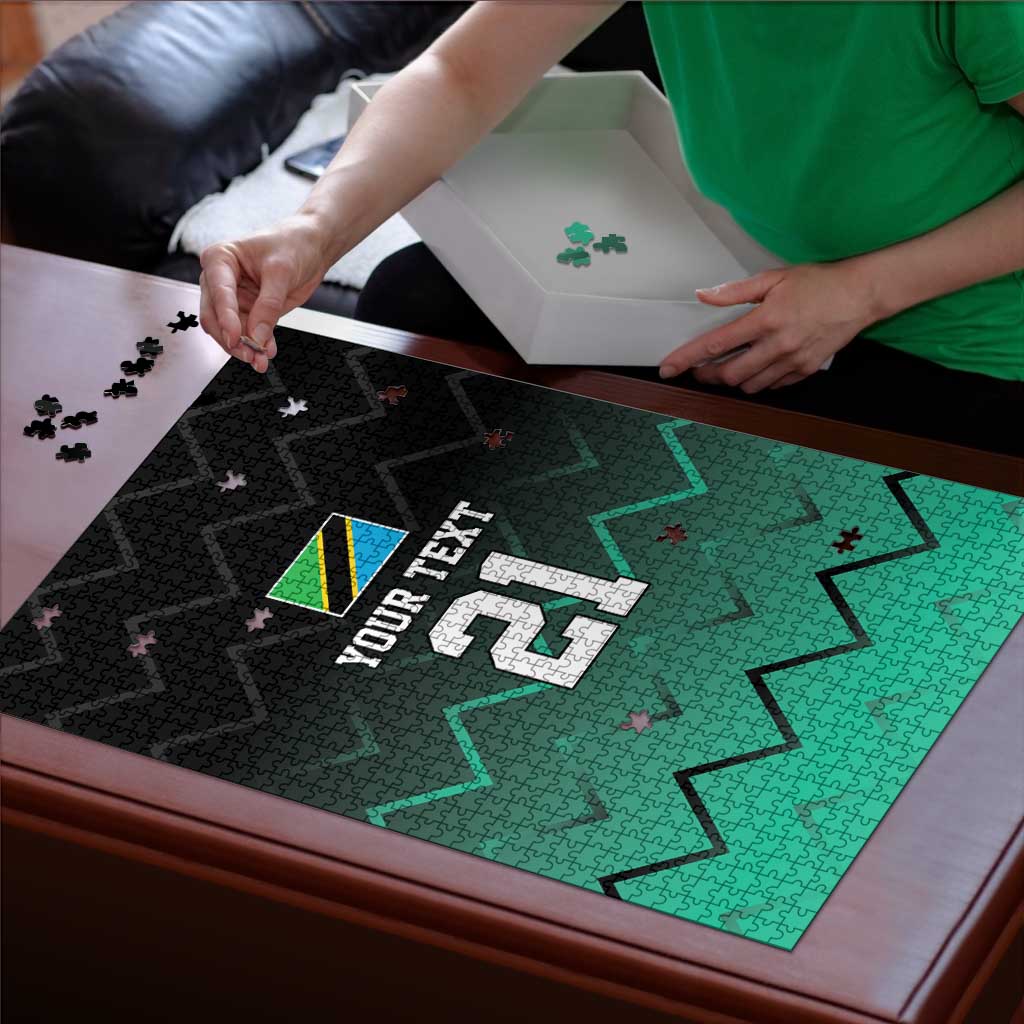 Tanzania Football Custom Puzzle Retro 2023-24 Tanzania History - Wonder Print Shop