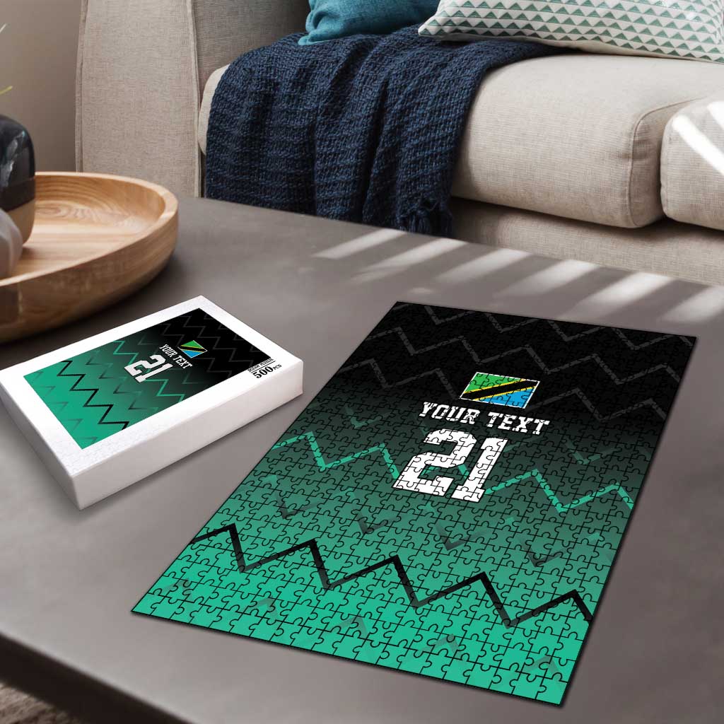 Tanzania Football Custom Puzzle Retro 2023-24 Tanzania History - Wonder Print Shop