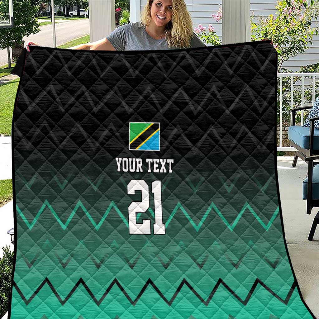 Tanzania Football Custom Quilt Retro 2023-24 Tanzania History - Wonder Print Shop