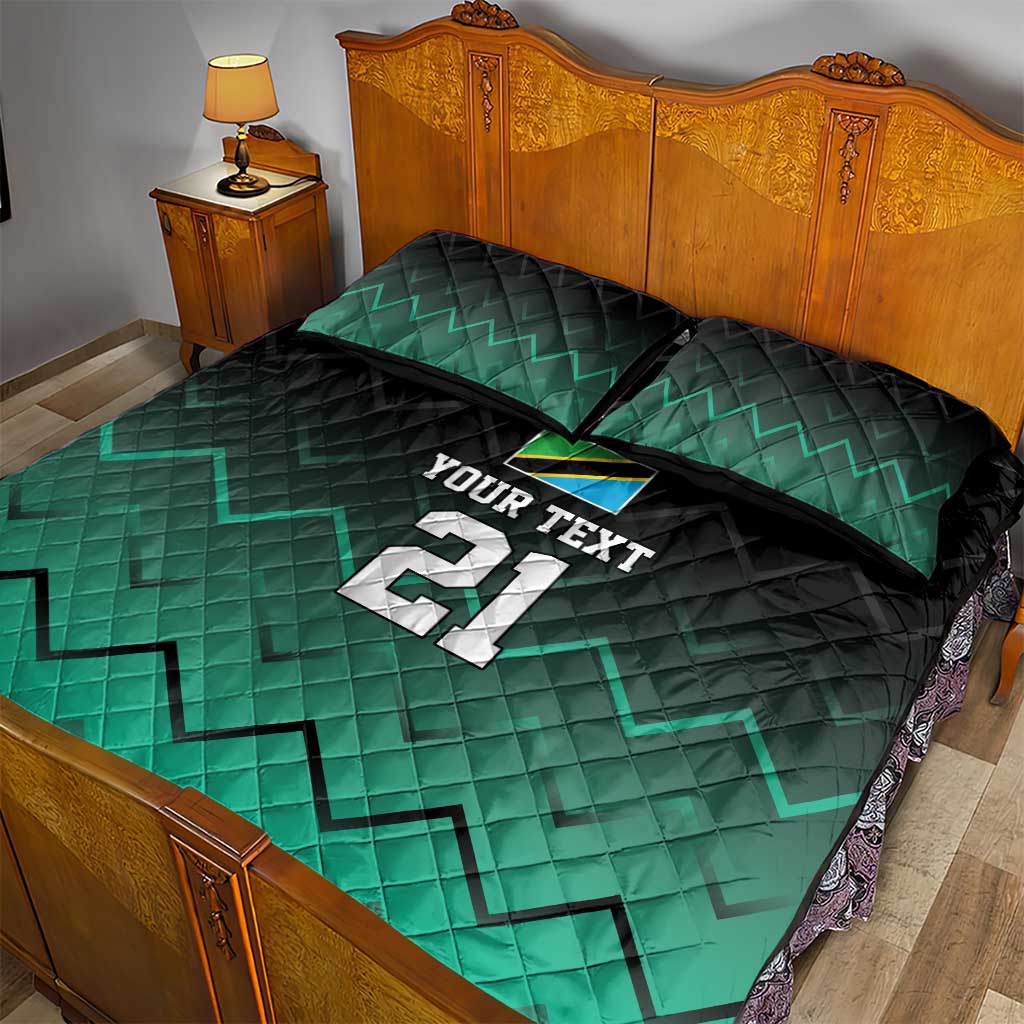 Tanzania Football Custom Quilt Bed Set Retro 2023-24 Tanzania History - Wonder Print Shop