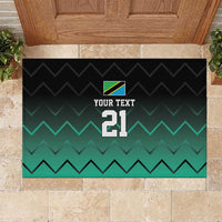 Tanzania Football Custom Rubber Doormat Retro 2023-24 Tanzania History - Wonder Print Shop