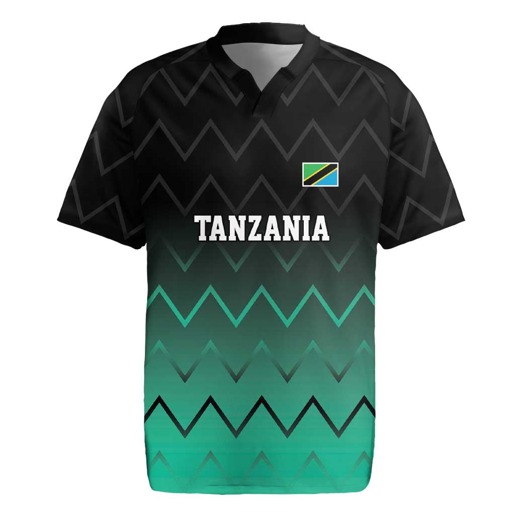Tanzania Football Custom Rugby Jersey Retro 2023-24 Tanzania History - Wonder Print Shop