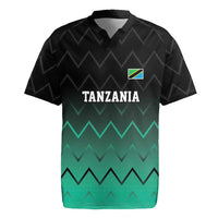 Tanzania Football Custom Rugby Jersey Retro 2023-24 Tanzania History - Wonder Print Shop