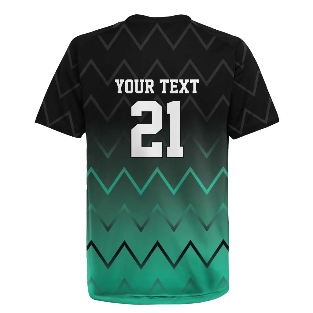 Tanzania Football Custom Rugby Jersey Retro 2023-24 Tanzania History - Wonder Print Shop