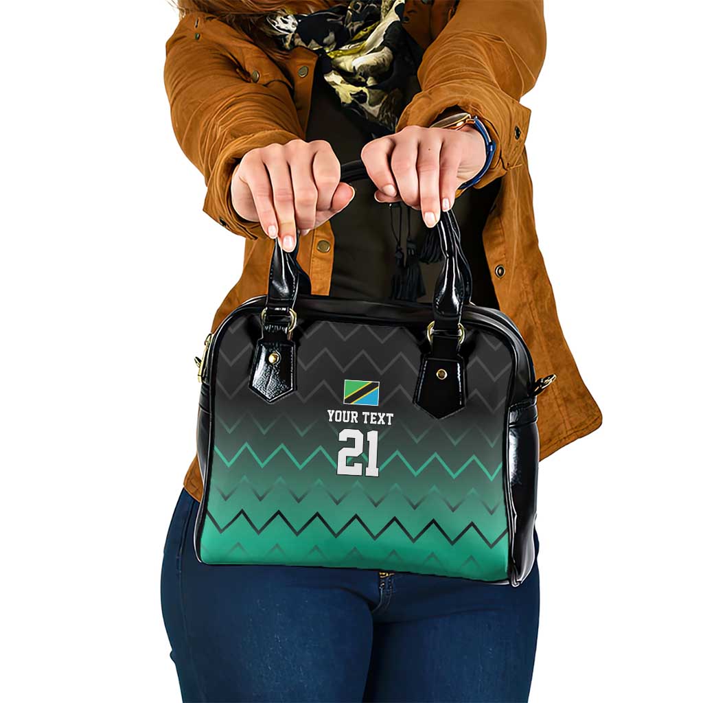 Tanzania Football Custom Shoulder Handbag Retro 2023-24 Tanzania History - Wonder Print Shop