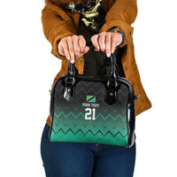 Tanzania Football Custom Shoulder Handbag Retro 2023-24 Tanzania History - Wonder Print Shop