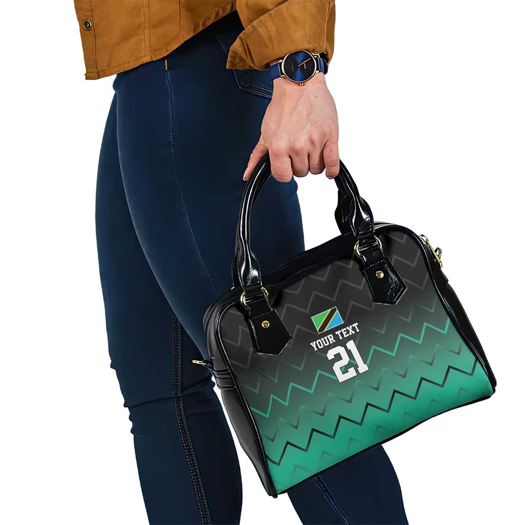Tanzania Football Custom Shoulder Handbag Retro 2023-24 Tanzania History - Wonder Print Shop