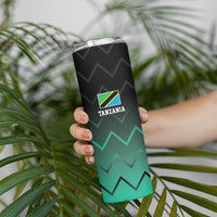 Tanzania Football Custom Skinny Tumbler Retro 2023-24 Tanzania History - Wonder Print Shop