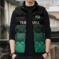 Tanzania Football Custom Sleeveless Puffer Jacket Retro 2023-24 Tanzania History - Wonder Print Shop