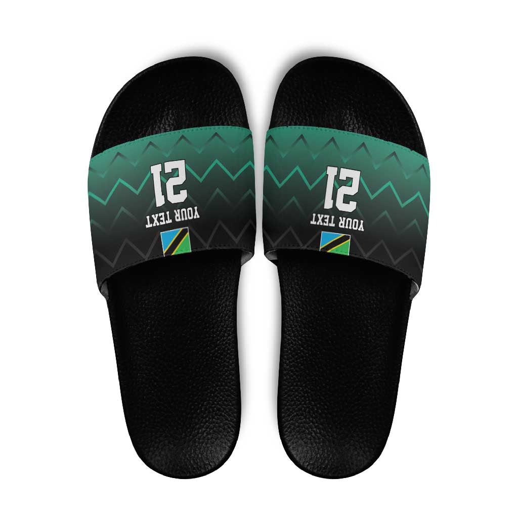 Tanzania Football Custom Slide Sandals Retro 2023-24 Tanzania History - Wonder Print Shop