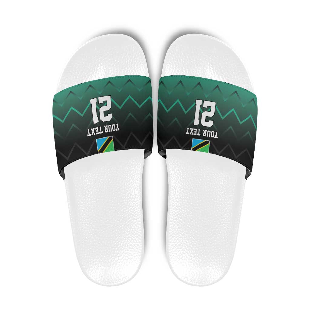 Tanzania Football Custom Slide Sandals Retro 2023-24 Tanzania History - Wonder Print Shop