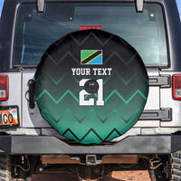 Tanzania Football Custom Spare Tire Cover Retro 2023-24 Tanzania History - Wonder Print Shop
