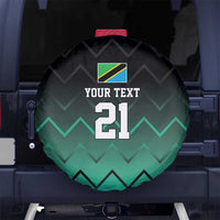 Tanzania Football Custom Spare Tire Cover Retro 2023-24 Tanzania History - Wonder Print Shop