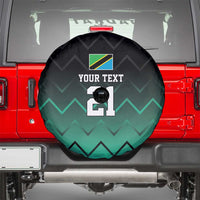 Tanzania Football Custom Spare Tire Cover Retro 2023-24 Tanzania History - Wonder Print Shop