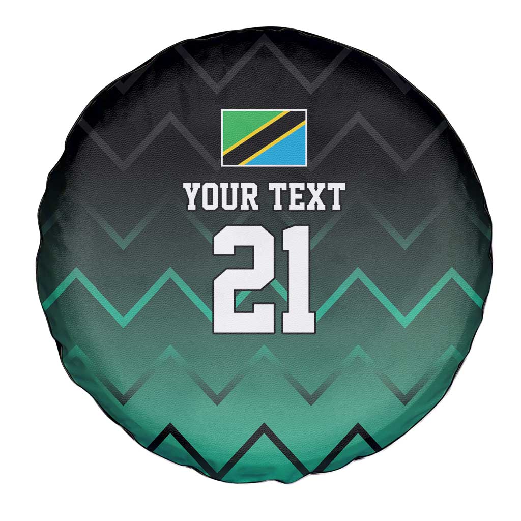 Tanzania Football Custom Spare Tire Cover Retro 2023-24 Tanzania History - Wonder Print Shop