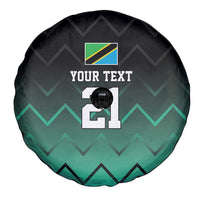 Tanzania Football Custom Spare Tire Cover Retro 2023-24 Tanzania History - Wonder Print Shop