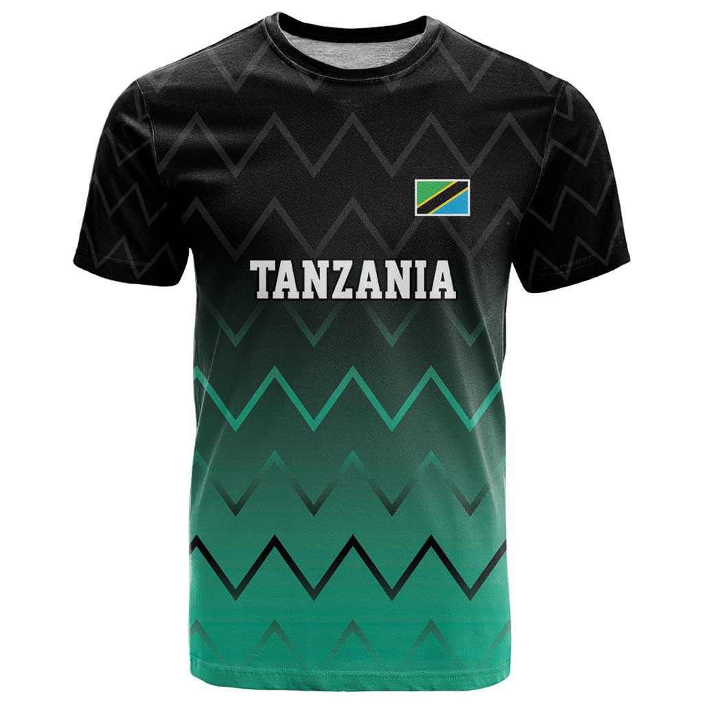 Tanzania Football Custom T Shirt Retro 2023-24 Tanzania History - Wonder Print Shop