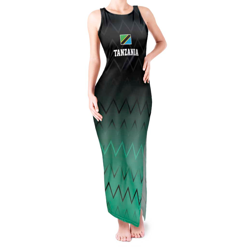 Tanzania Football Custom Tank Maxi Dress Retro 2023-24 Tanzania History - Wonder Print Shop