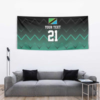 Tanzania Football Custom Tapestry Retro 2023-24 Tanzania History - Wonder Print Shop