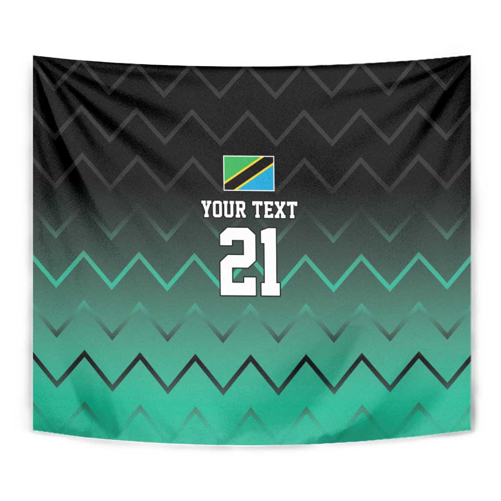 Tanzania Football Custom Tapestry Retro 2023-24 Tanzania History - Wonder Print Shop