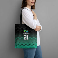 Tanzania Football Custom Tote Bag Retro 2023-24 Tanzania History - Wonder Print Shop