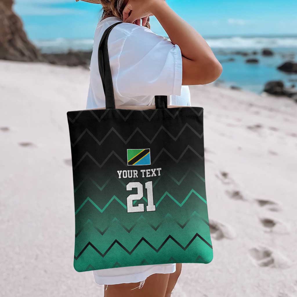 Tanzania Football Custom Tote Bag Retro 2023-24 Tanzania History - Wonder Print Shop