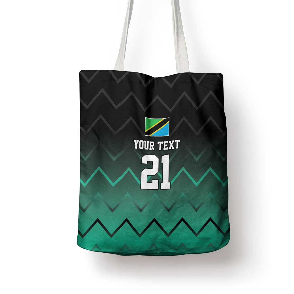 Tanzania Football Custom Tote Bag Retro 2023-24 Tanzania History - Wonder Print Shop