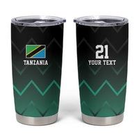 Tanzania Football Custom Tumbler Cup Retro 2023-24 Tanzania History - Wonder Print Shop