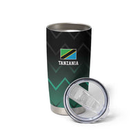 Tanzania Football Custom Tumbler Cup Retro 2023-24 Tanzania History - Wonder Print Shop