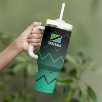 Tanzania Football Custom Tumbler With Handle Retro 2023-24 Tanzania History - Wonder Print Shop