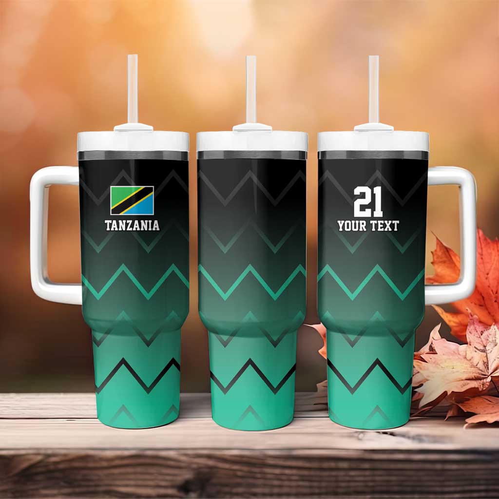 Tanzania Football Custom Tumbler With Handle Retro 2023-24 Tanzania History - Wonder Print Shop