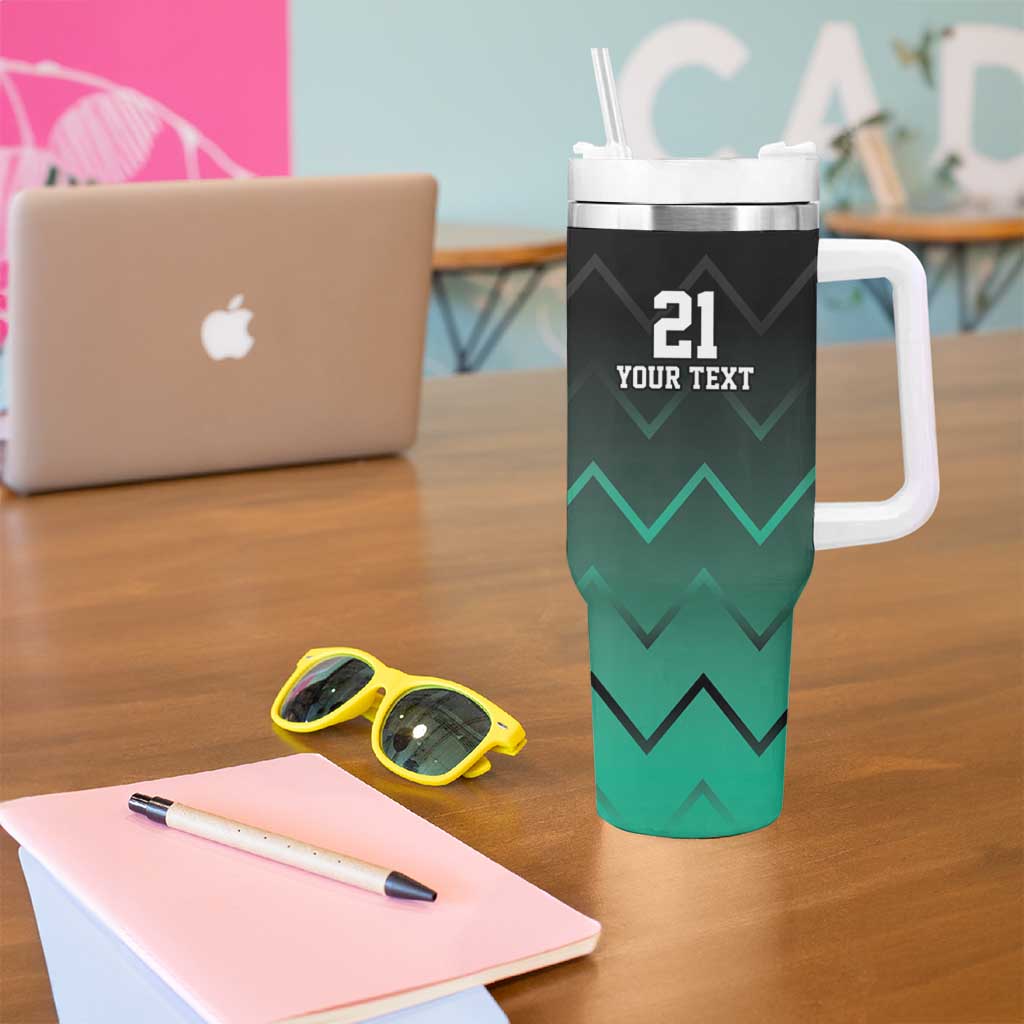 Tanzania Football Custom Tumbler With Handle Retro 2023-24 Tanzania History - Wonder Print Shop