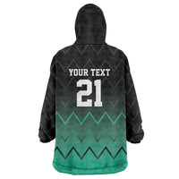 Tanzania Football Custom Wearable Blanket Hoodie Retro 2023-24 Tanzania History - Wonder Print Shop