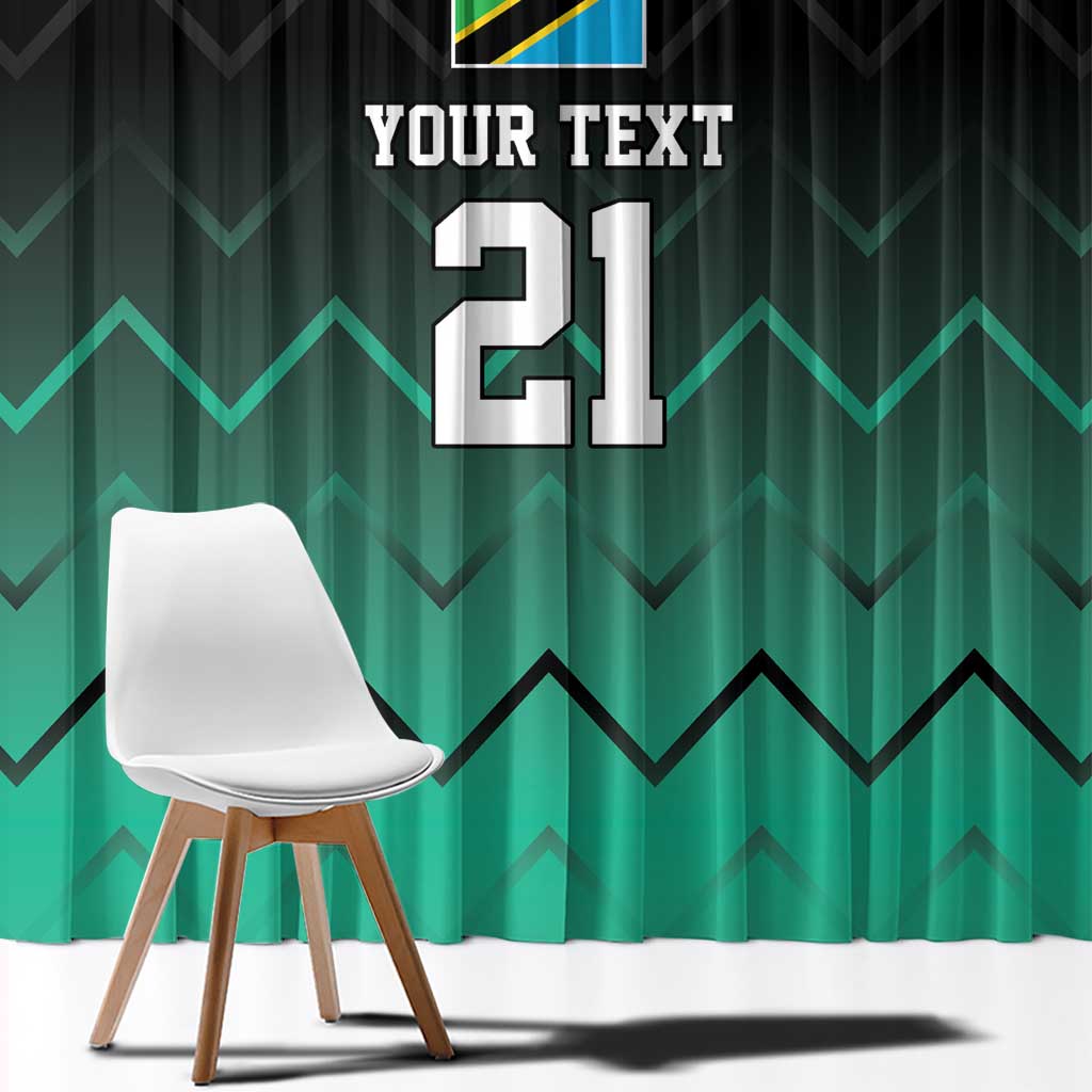 Tanzania Football Custom Window Curtain Retro 2023-24 Tanzania History - Wonder Print Shop