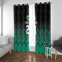 Tanzania Football Custom Window Curtain Retro 2023-24 Tanzania History - Wonder Print Shop
