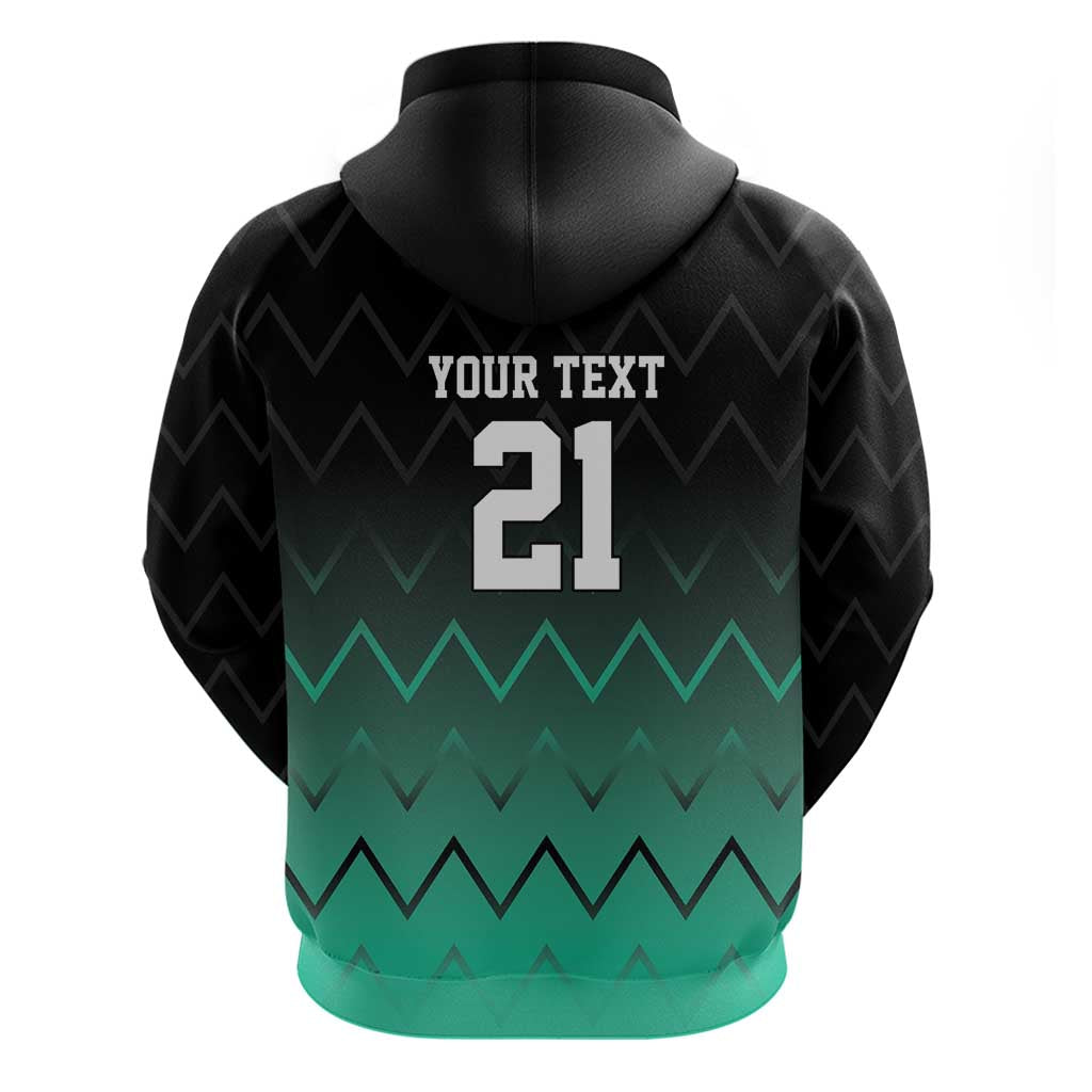 Tanzania Football Custom Zip Hoodie Retro 2023-24 Tanzania History - Wonder Print Shop