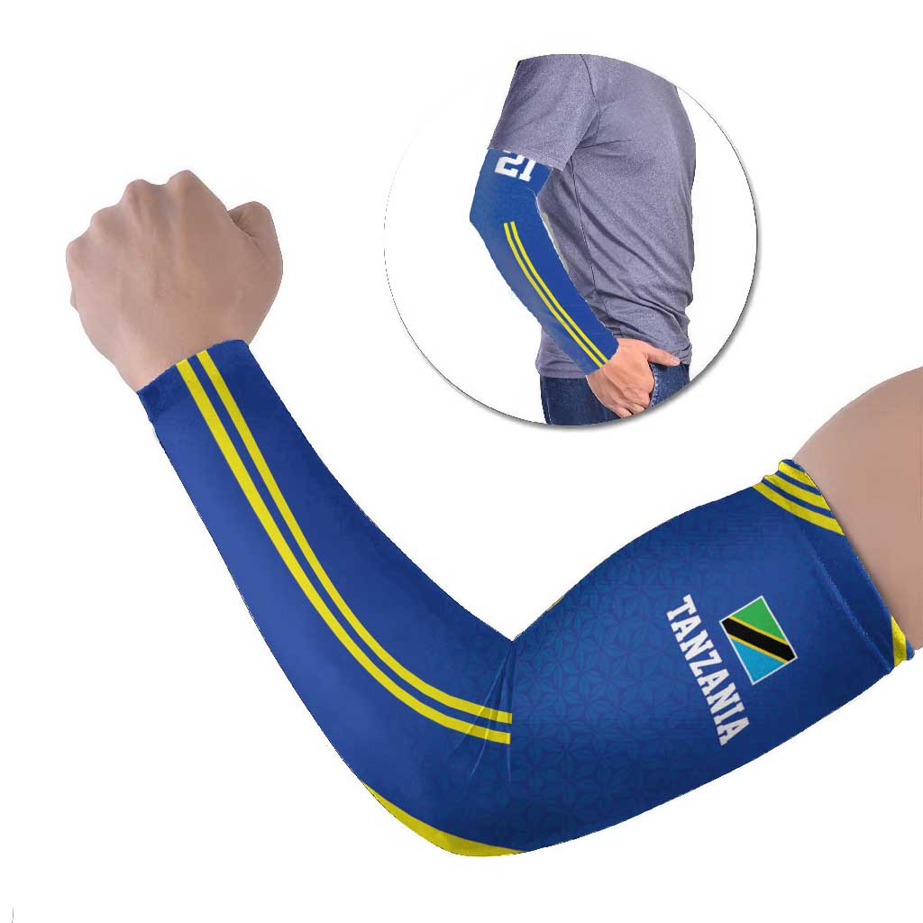 Tanzania Football Custom Arm Sleeves Taifa Stars Go Champion - Wonder Print Shop
