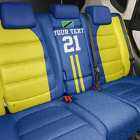 Tanzania Football Custom Back Car Seat Cover Taifa Stars Go Champion - Wonder Print Shop