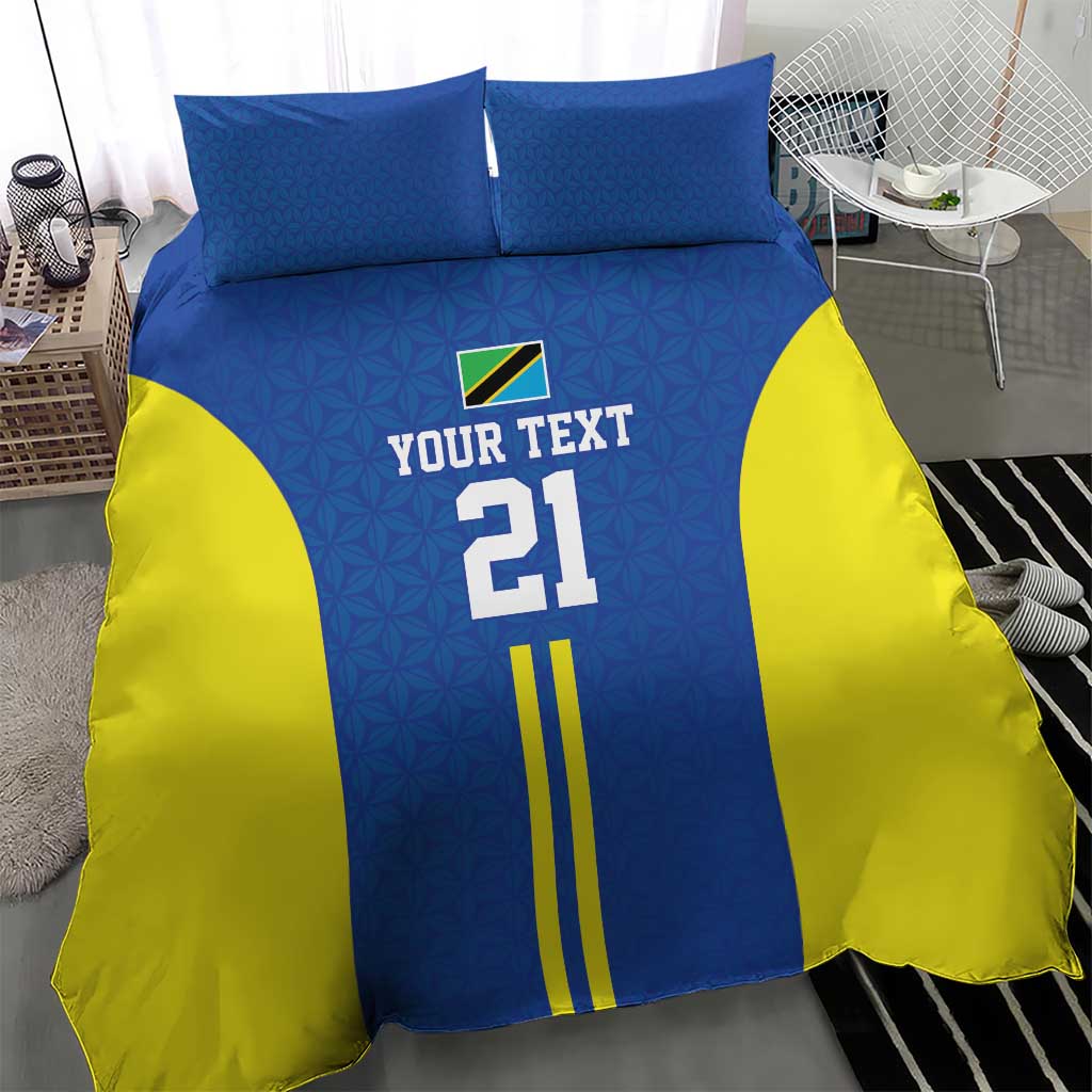 Tanzania Football Custom Bedding Set Taifa Stars Go Champion - Wonder Print Shop