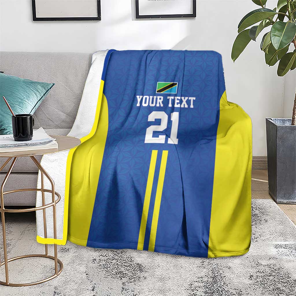 Tanzania Football Custom Blanket Taifa Stars Go Champion - Wonder Print Shop