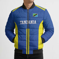 Tanzania Football Custom Bomber Puffer Jacket Taifa Stars Go Champion - Wonder Print Shop