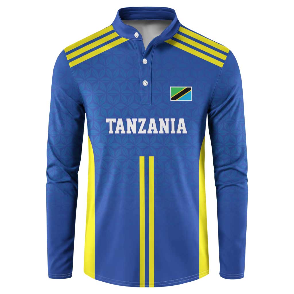 Tanzania Football Custom Button Sweatshirt Taifa Stars Go Champion - Wonder Print Shop