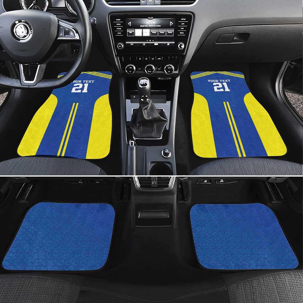 Tanzania Football Custom Car Mats Taifa Stars Go Champion - Wonder Print Shop