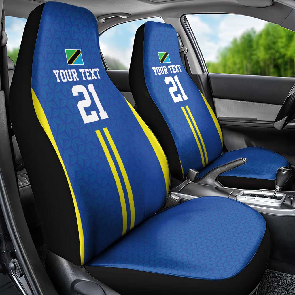 Tanzania Football Custom Car Seat Cover Taifa Stars Go Champion - Wonder Print Shop