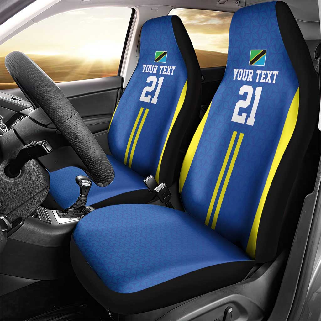 Tanzania Football Custom Car Seat Cover Taifa Stars Go Champion - Wonder Print Shop