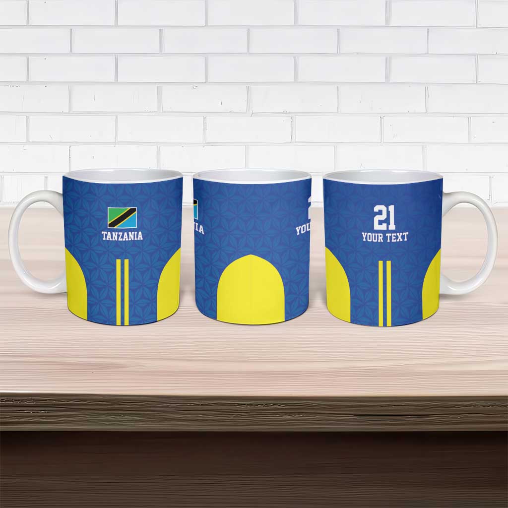 Tanzania Football Custom Ceramic Mug Taifa Stars Go Champion - Wonder Print Shop