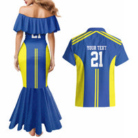 Tanzania Football Custom Couples Matching Mermaid Dress and Hawaiian Shirt Taifa Stars Go Champion - Wonder Print Shop