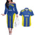 Tanzania Football Custom Couples Matching Off The Shoulder Long Sleeve Dress and Hawaiian Shirt Taifa Stars Go Champion - Wonder Print Shop